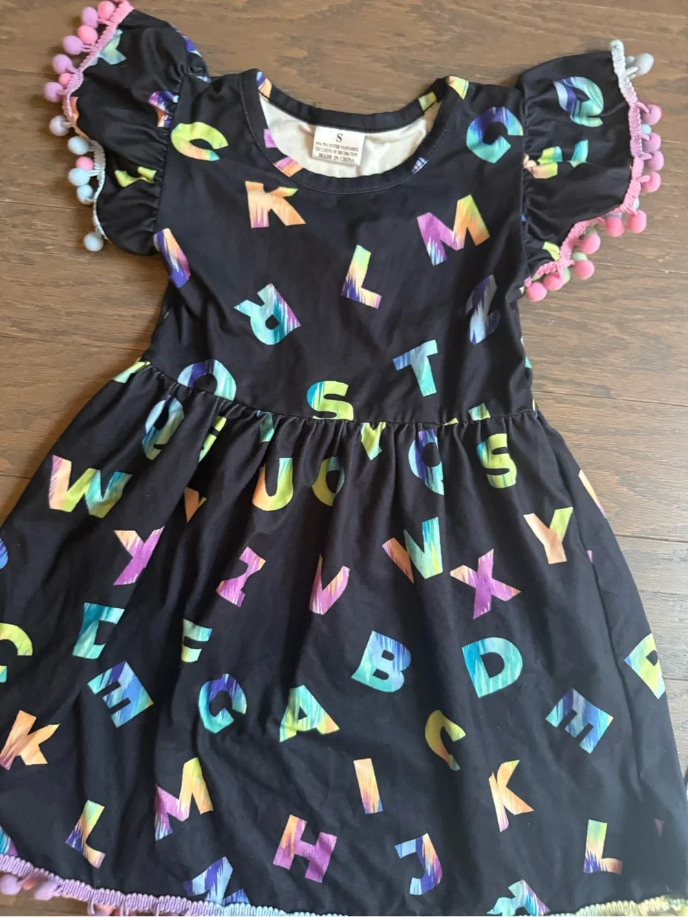Girls dress lot size small gap unicorns ABC letter dress